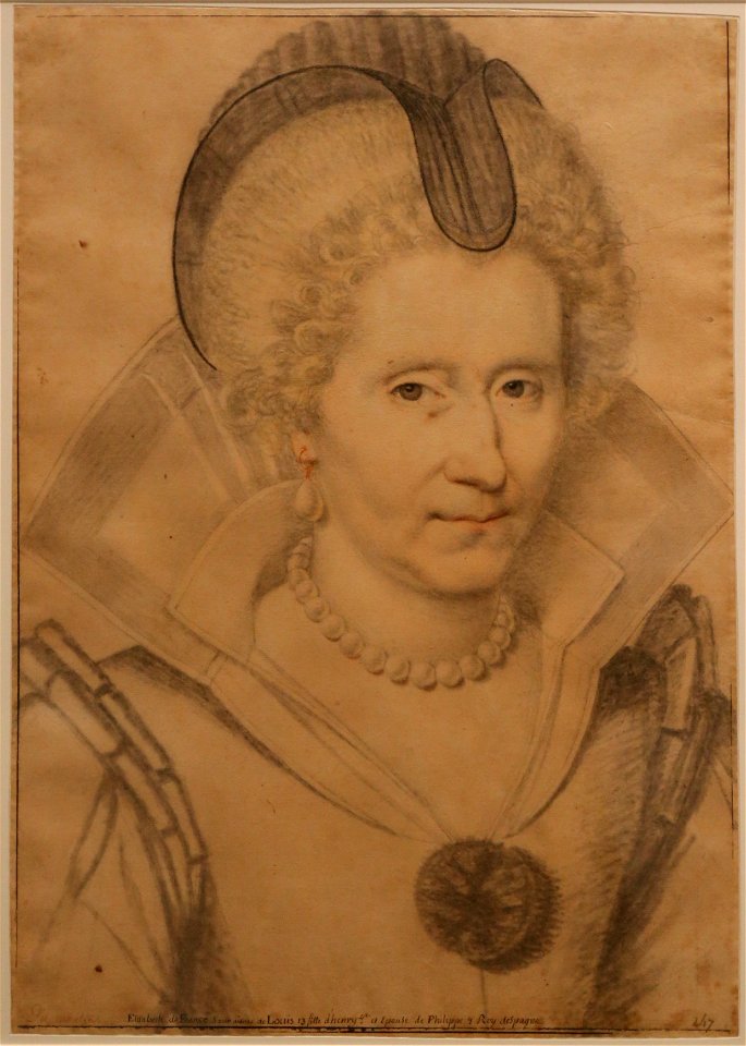 Dumonstier - Portrait d'Élisabeth de France