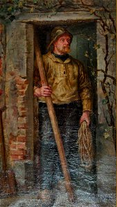 Edmond van der Haeghen. De visser