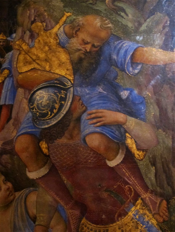 Girolamo genga, fuga da troiai, 1508-09, dal palazzo del magnifico petrucci 04