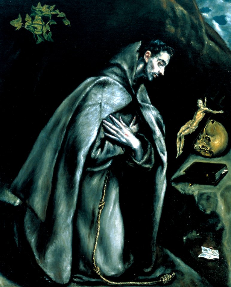 El Greco, St Francis in Prayer before the Crucifix