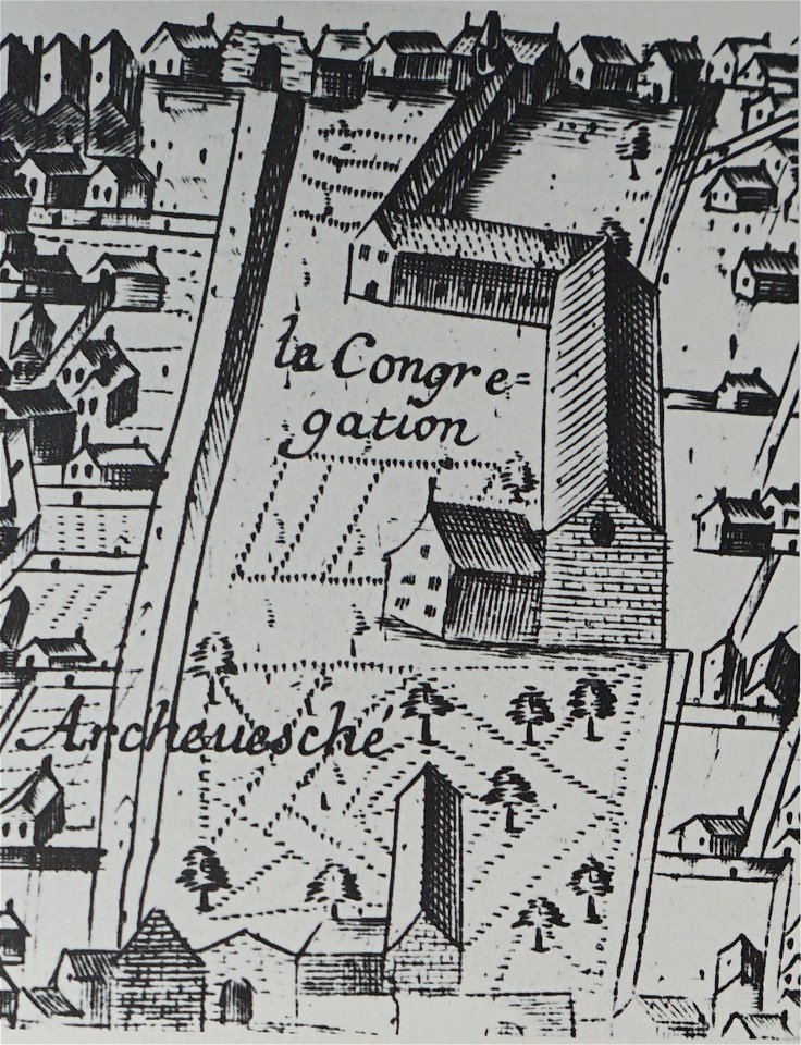 Congrégation notre dame sur plan colin