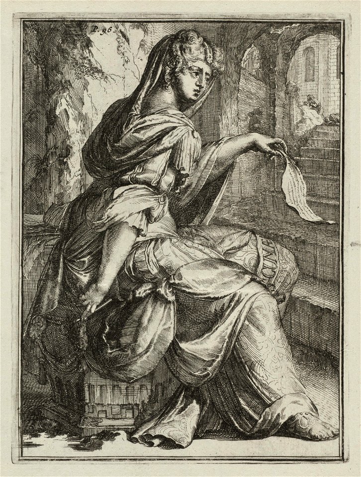 De Cimmerische Sibille Sibylle Cumae. NL-HlmNHA 53008838