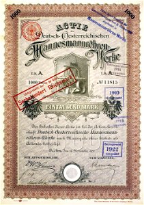 Deutsch-Oesterreichische Mannesmannröhren-Werke 1890 Reinhard