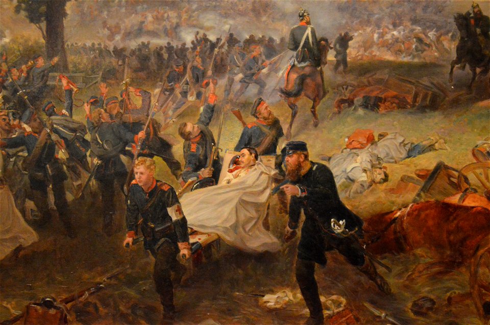 Georg Bleibtreu - 1868 - Die Schlacht von Koniggratz (detail 1)