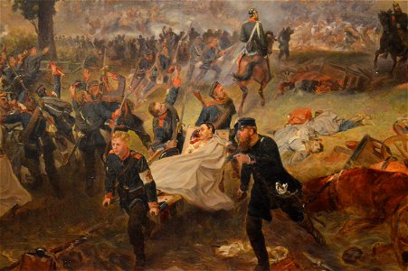 Georg Bleibtreu - 1868 - Die Schlacht von Koniggratz (detail 1)