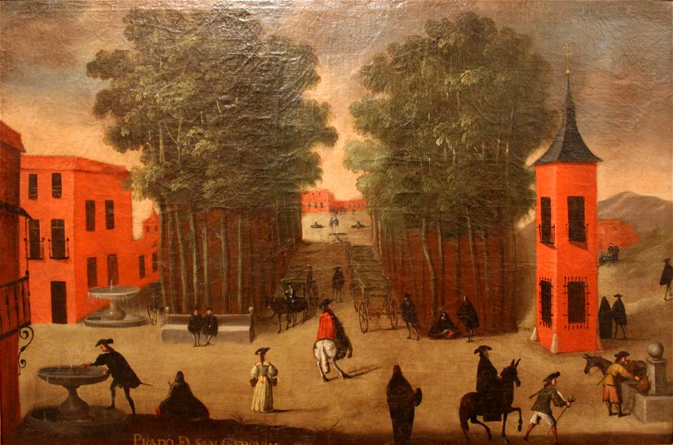 El Paseo del Prado. Museo de Historia de Madrid (cropped)