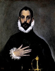 El Greco Nobleman self-portrait