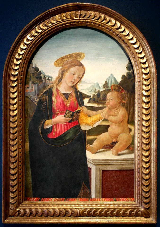 Domenico Ghirlandaio (werkplaats), Madonna en Kind (Bonnefantenmuseum Maastricht)