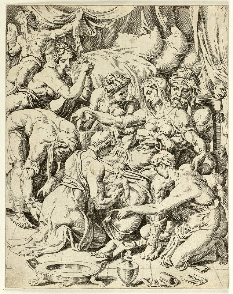 Geboorte van Isaak (Genesis 212-3). NL-HlmNHA 1477 53007824
