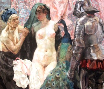1910 Gallhof Die Versuchung eines Ritters anagoria