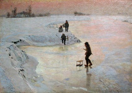 Emile Claus - De ijsvogels2