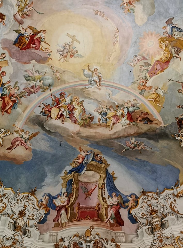 GER — BY — Landkreis Weilheim-Schongau — Steingaden — Wies (Wieskirche, Deckenfresko) 2020