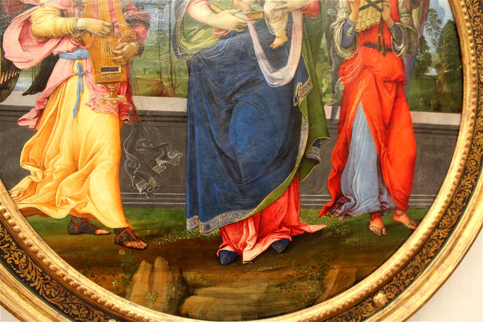 Garbo - Mary with child and two angels playing music - Gemäldegalerie Berlin