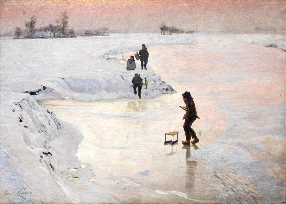 Emile Claus (1849-1924) De ijsvogels (1891) MSK Gent 22-10-2017 11-50-59
