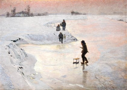 Emile Claus (1849-1924) De ijsvogels (1891) MSK Gent 22-10-2017 11-50-59