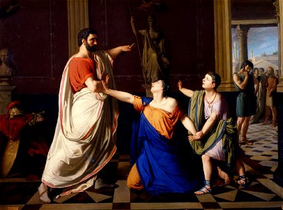 Despedida de Cayo Graco de su familia (Real Academia de Bellas Artes de San Fernando)