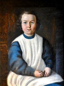 Elise Kaiser, Öl auf Leinwand, um 1852, Maler unbekannt - Stadtumuseum Rapperswil 2015-11-07 15-49-06