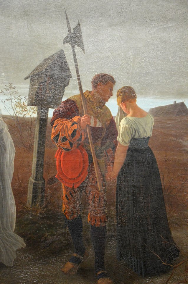 Gustav Spangenberg - Der Zug des Todes (The Train of Death) - 1876 (detail)