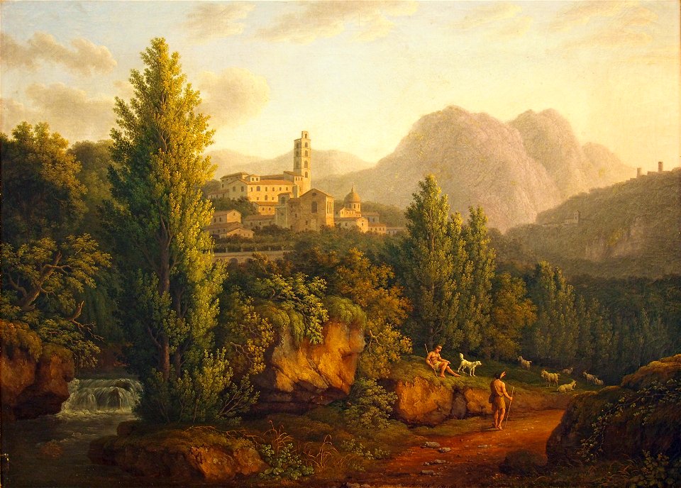 Hackert Landschaft bei Eboli@Weimar Schlossmuseum