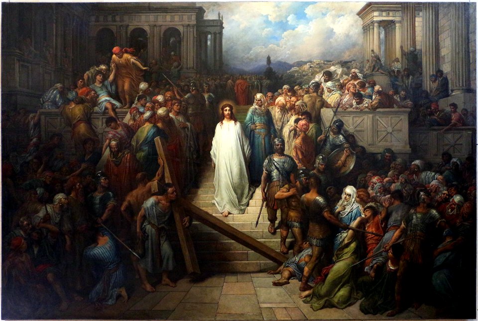 Gustave doré, cristo lascia il pretorio, 1874-1800