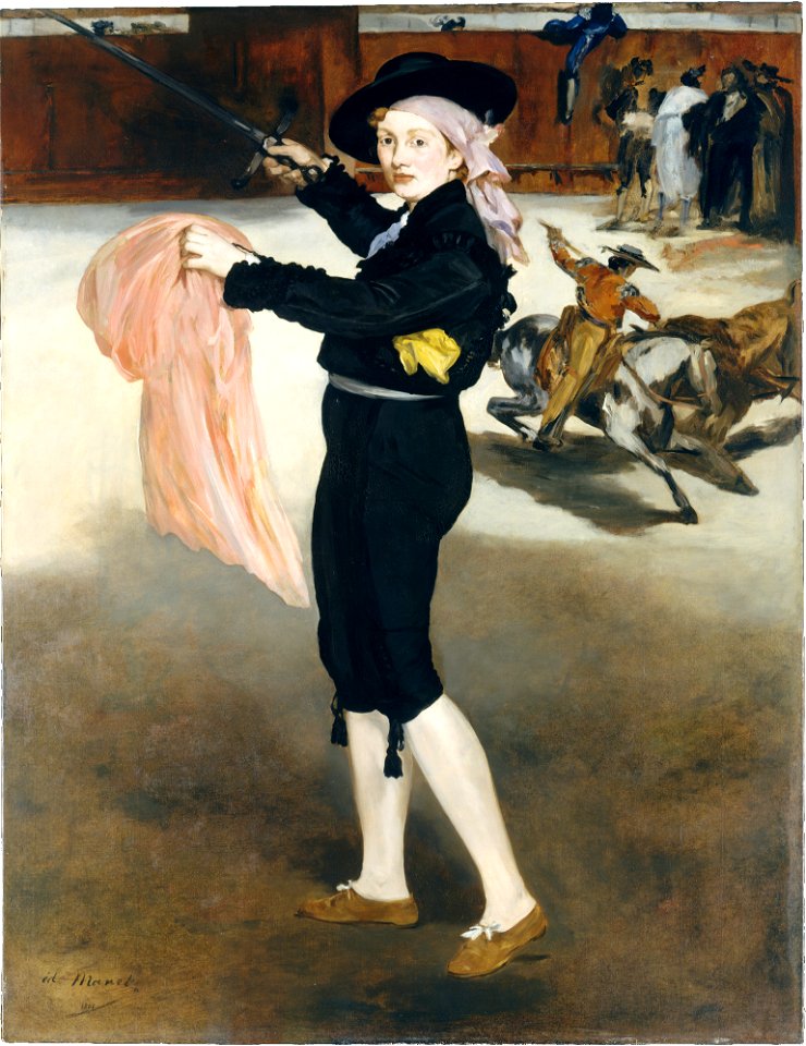 Edouard Manet - Mlle Victorine Meurent in the Costume of an Espada