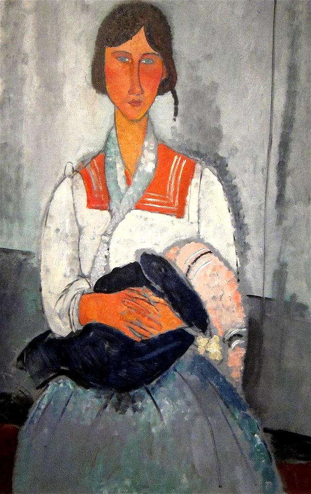 Gypsy Woman with Baby