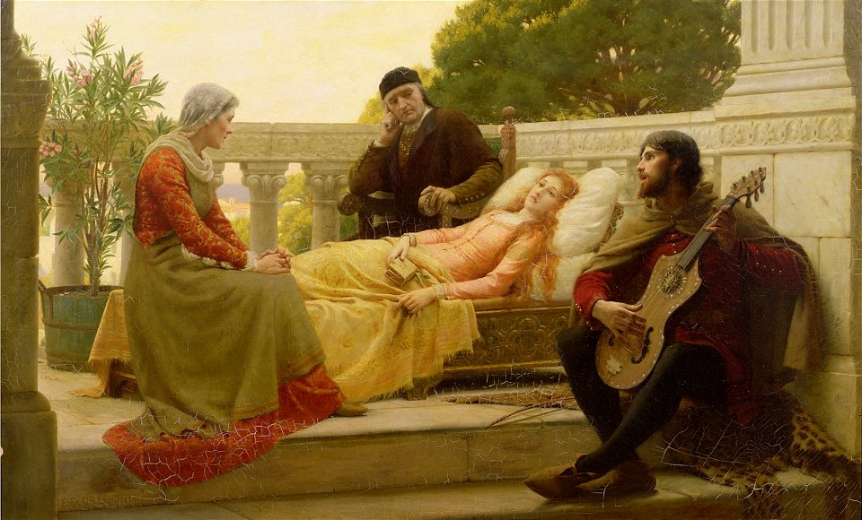Edmund Blair Leighton - How Liza Loved the King