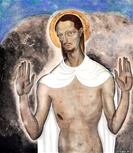 Gustave Van de Woestyne (1881-1947) Christus toont zijn wonden (1921) MSK Gent 22-11-2015 12-14-48