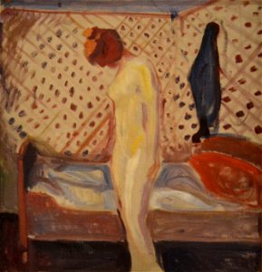 Edvard Munch, Gråtende kvinne. Free illustration for personal and commercial use.