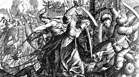 Egri diadal abrazolasa (1684)