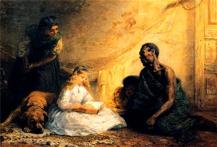 Edwin Longsden Long - Uncle Tom and Little Eva