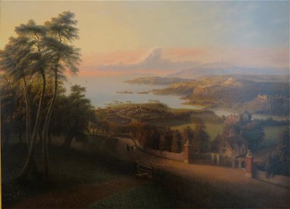 George Harvey - 'Sunset in a Rural Landscape', 1846, High Museum