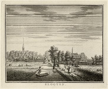 Gezicht op het dorp Sloten Slooten. NL-HlmNHA 1477 53011908