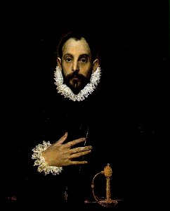 El Greco, The Knight with His Hand on His Breast