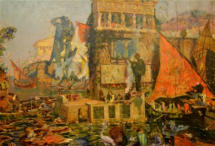 El Colós de Rodes, Antonio Muñoz Degrain, Museu de Belles Arts de València