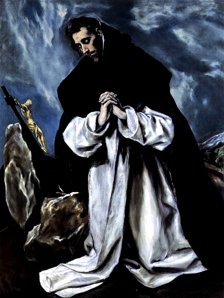 El Greco, St Dominic in Prayer