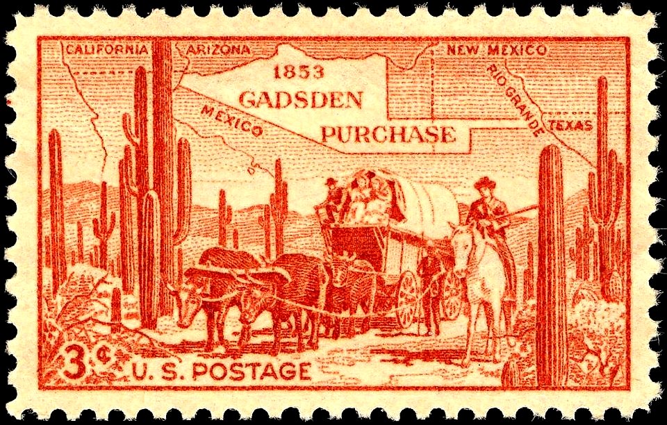Gadsen Purchase 3c 1953 issue