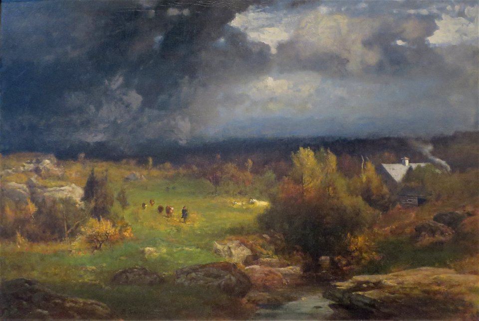 George Inness - 'Close of a Stormy Day', c. 1881-82, High Museum