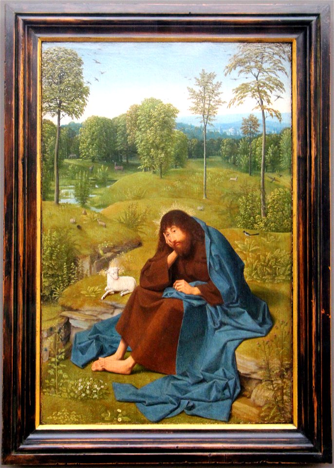 Geetrtgen tot sint jans, il battista nel deserto, 1484 ca. 01