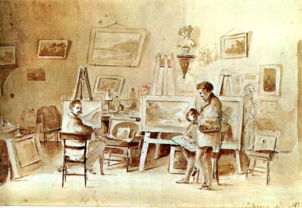 Estudio del Artista en Saint Thomas Camille Pissarro