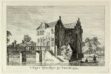Gezicht op 't Huys Wynesteyn by Utrecht.. NL-HlmNHA 1477 53011978