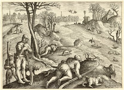 Eendenjacht in de winter. NL-HlmNHA 1477 53008400