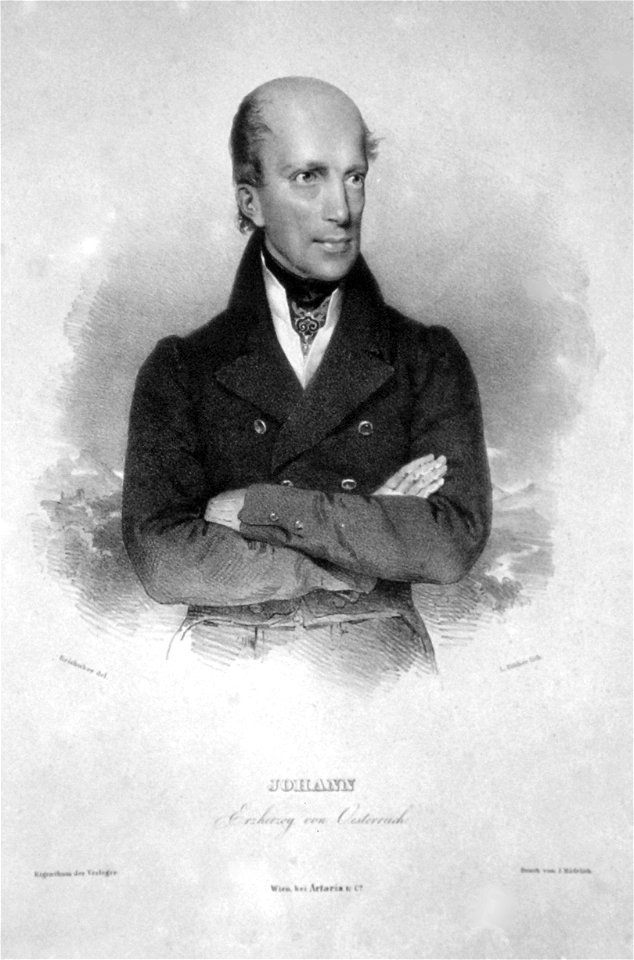 Erzherzog Johann Fischer Litho