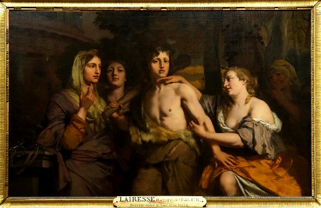 Gerard de Lairesse - Hercule entre le Vice et le Vertu. Free illustration for personal and commercial use.