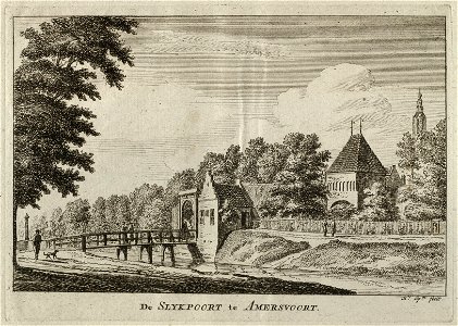 Gezicht op De Slykpoort te Amersvoort. NL-HlmNHA 1477 53011916