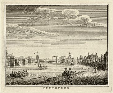 Gezicht op het dorp Ouderkerk aan de Amstel. NL-HlmNHA 1477 53011912
