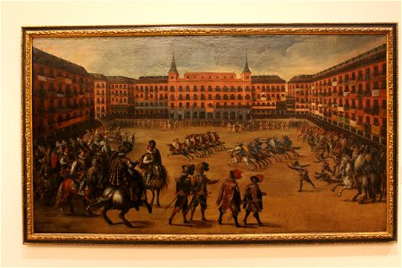 Fiesta en la Plaza Mayor. Museo de Historia de Madrid