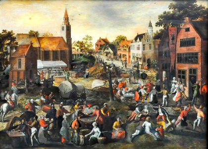 Gillis Mostaert (1534-1598) - Sint-Joriskermis MSK Gent 22-11-2015