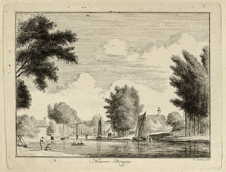 Gezicht op Nieuwerbrug. NL-HlmNHA 1477 53011902