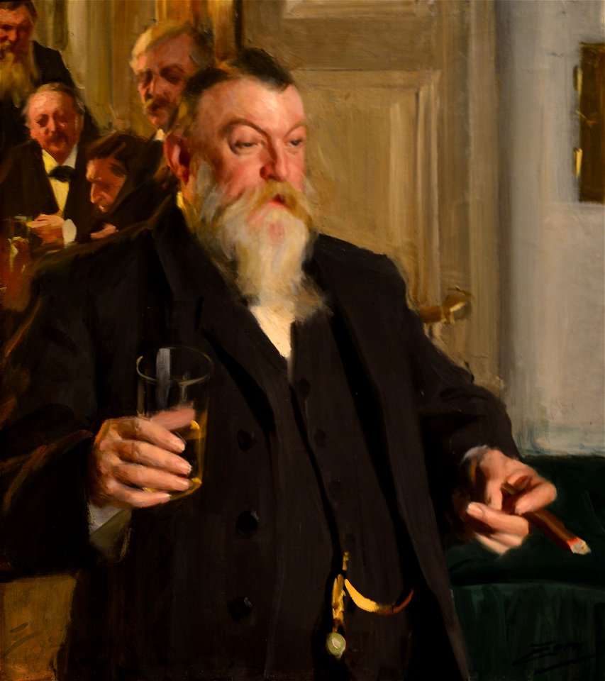 En skål i Idun av Anders Zorn